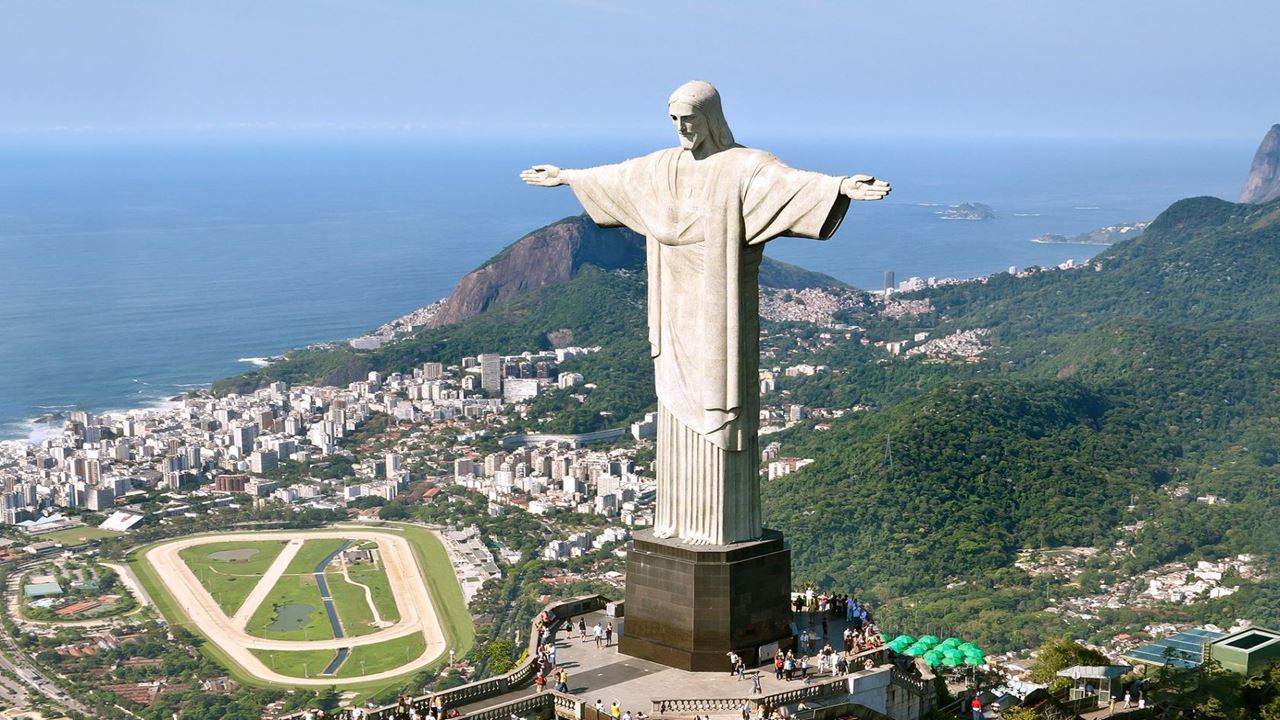 Christ The Redeemer And Sunset At Sugar Loaf (1)