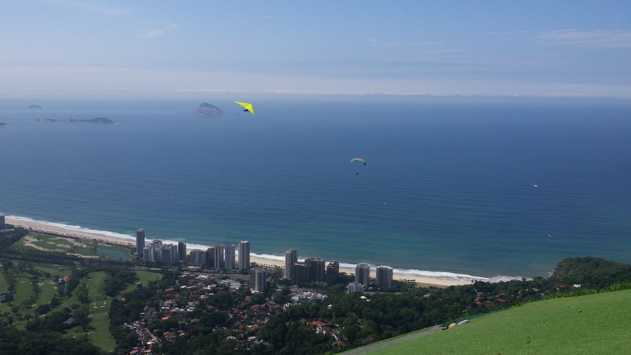 Hang Gliding Over Rio